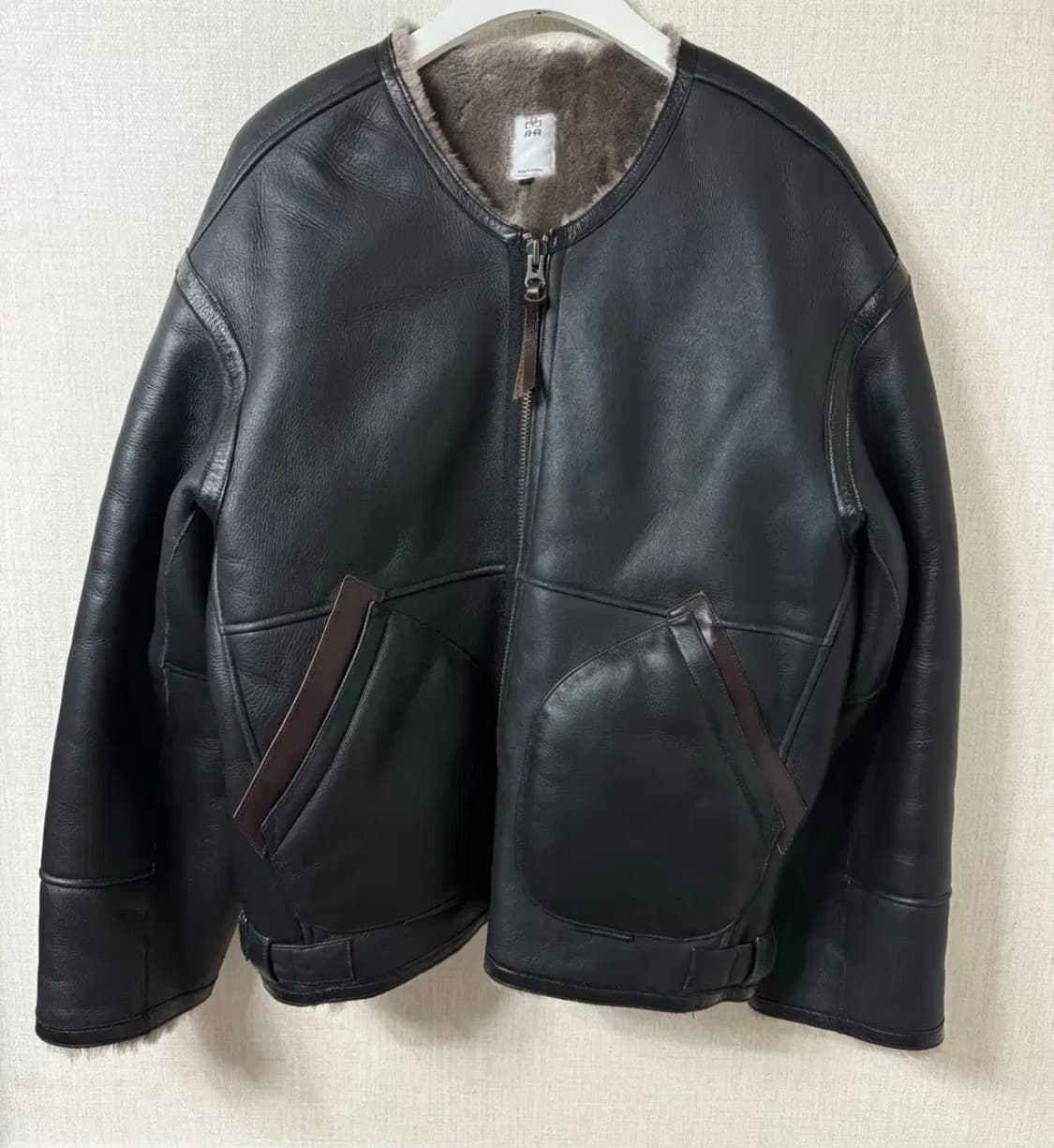 (2)폴리테루 / 무통 자켓 (스팟 시어링 자켓) / 블랙 상품이미지2