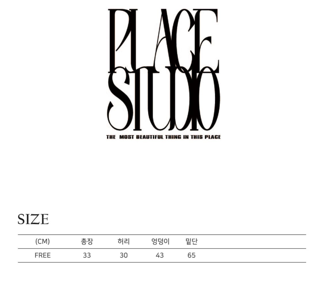 PLACE STUDIO 블랙 미니스커트 (F) 상품이미지3