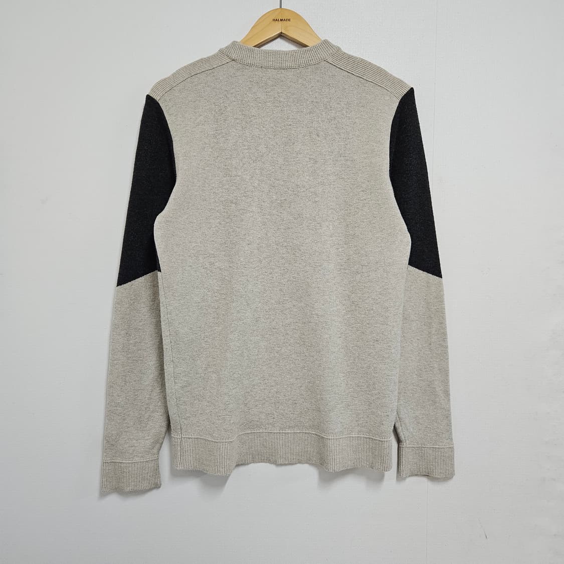 95 SYSTEM 시스템옴므 아이보리 컬러 블록 니트 상품이미지2