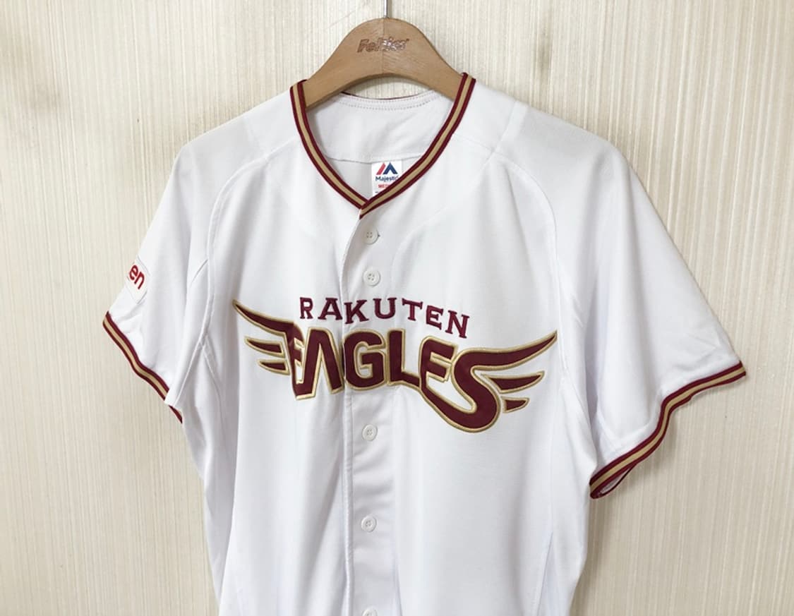 NPB 마제스틱 도호쿠 라쿠텐 골든이글스 홈유니폼/져지 M 상품이미지6