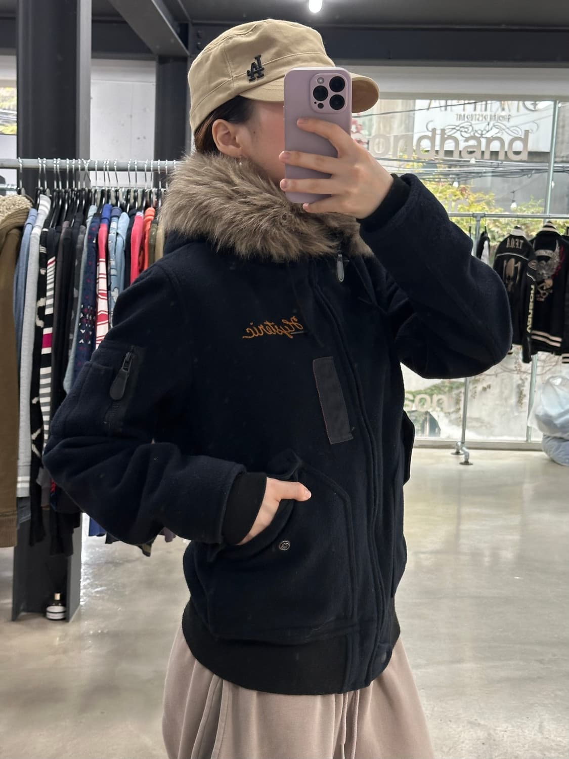 히스테릭글래머 울프죠 Y2k n-2b 울 자켓 상품이미지3