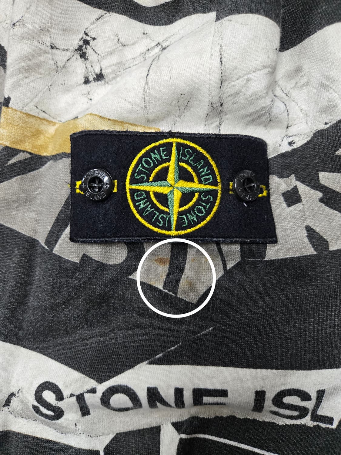 스톤아일랜드 패치워크 콜라주 맨투맨 기모 맨투맨 상품이미지5