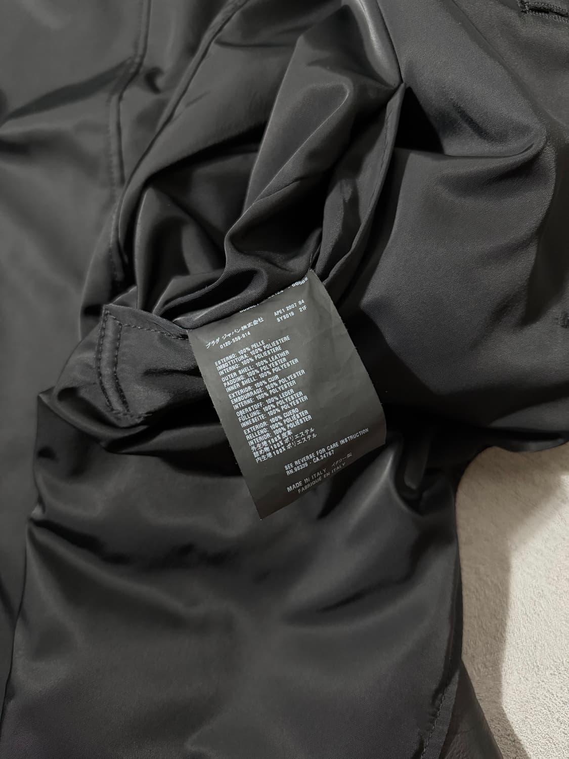 Prada sport leather car coat 상품이미지9