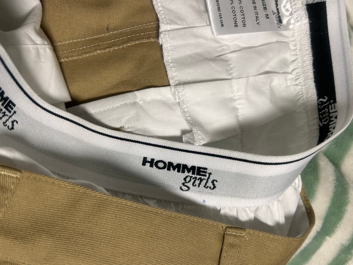 옴므걸스 베이지 슬랙스 팬츠 hommegirls 상품이미지8