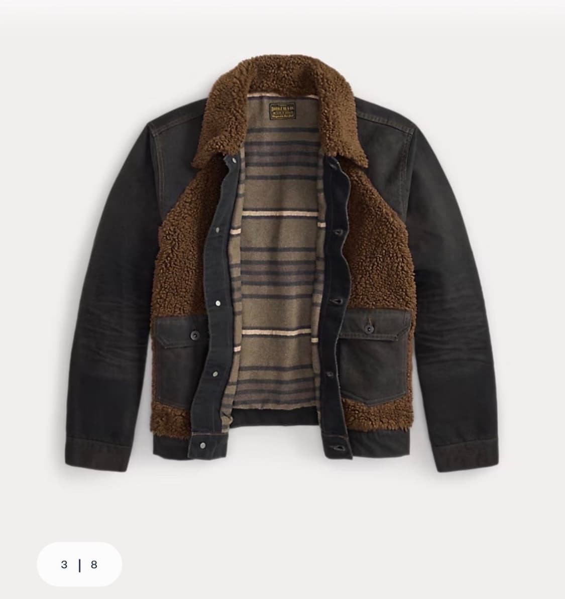 rrl 더블알엘 그리즐리 캔버스 자켓 상품이미지2