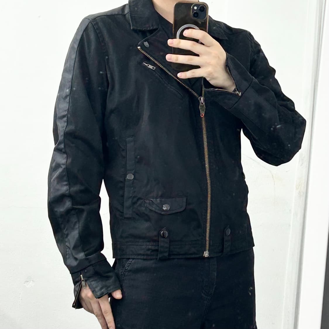 디젤 사이드라인 라이더 자켓 상품이미지3