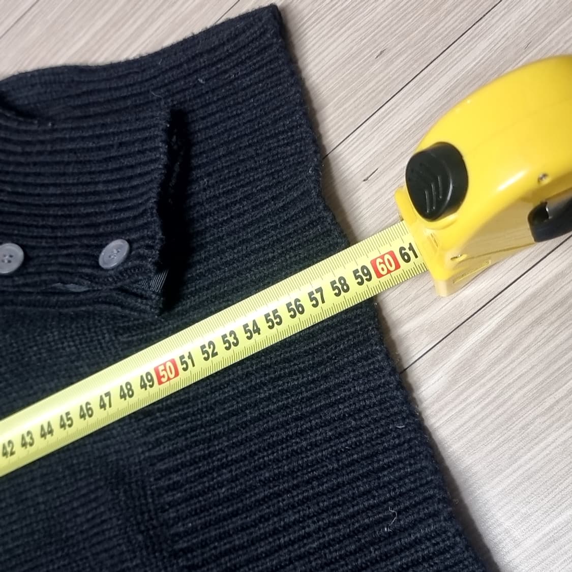 톰브라운 블랙 골지 니트 목폴라 스웨터(95-100) 상품이미지7