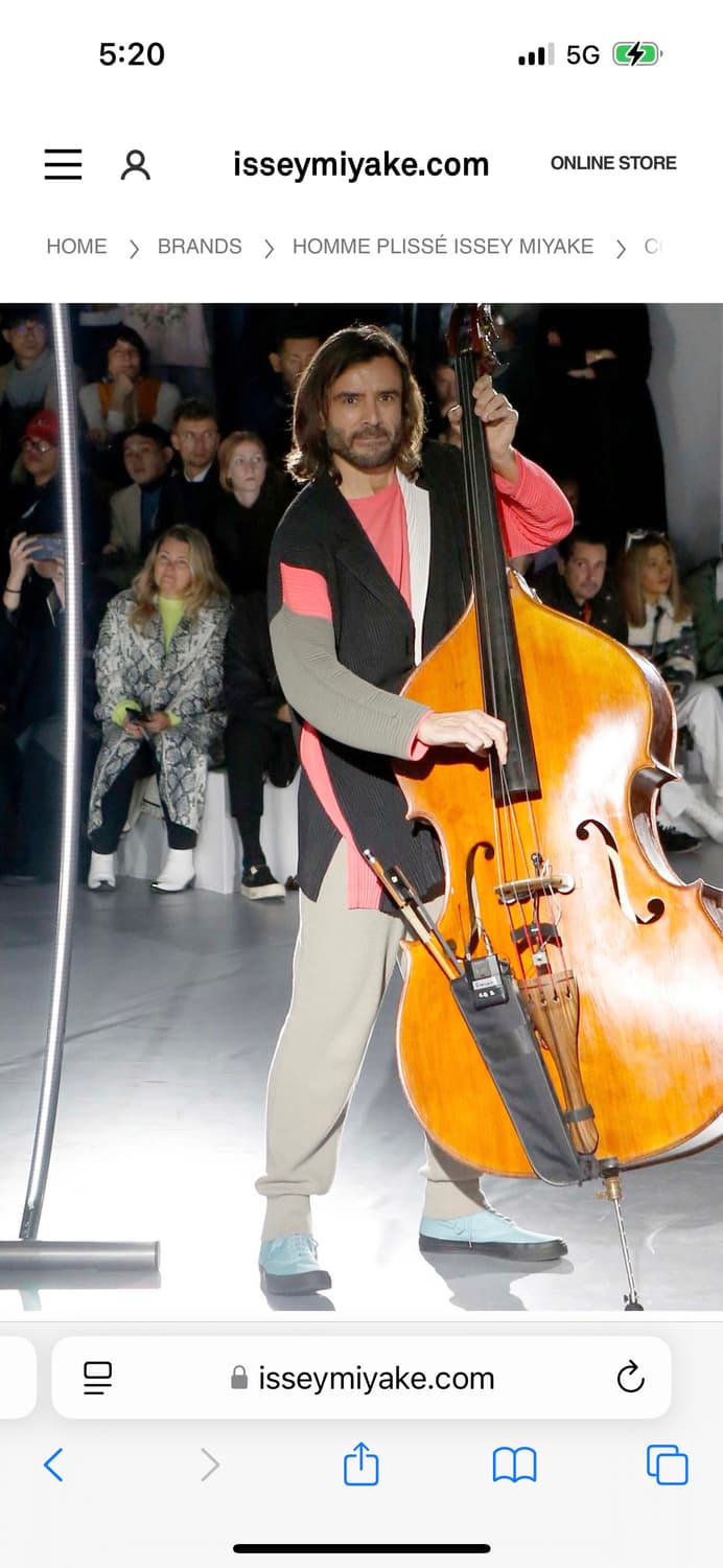 옴므플리세 컬러 블록 자켓 3사이즈 상품이미지1