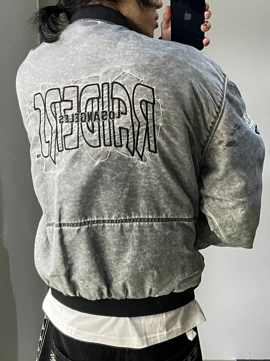 Nutmeg 90's LA 레이더스 봄버 자켓 상품이미지3