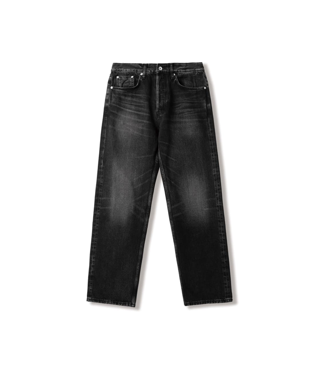 SEW 스트레이트 셀비지 데님 팬츠(다크블랙) 상품이미지1