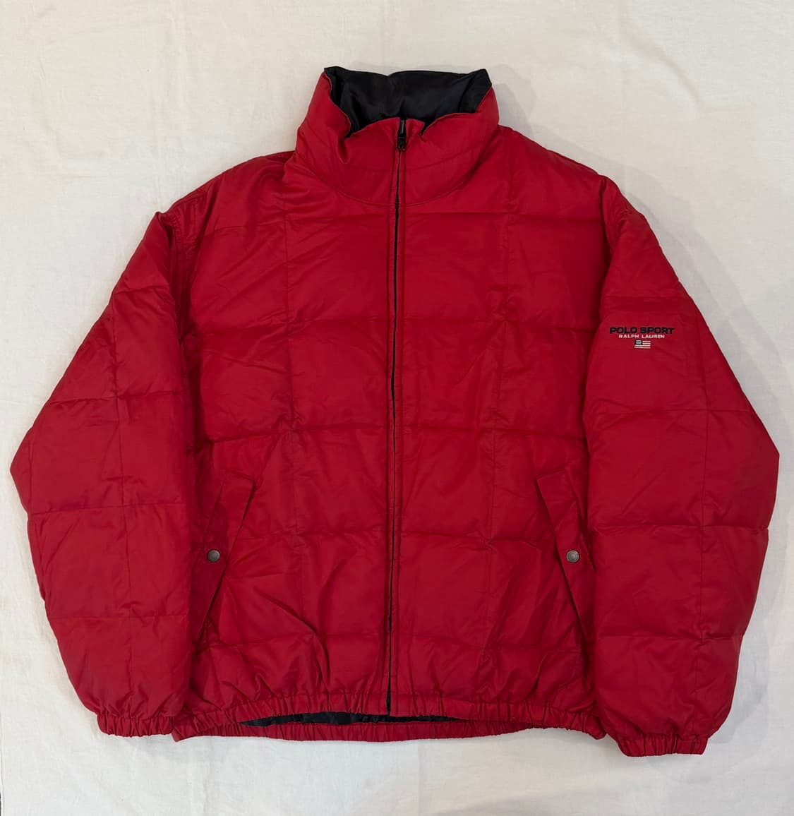 90s 폴로스포츠 빈티지 구스다운 패딩 레드 상품이미지1