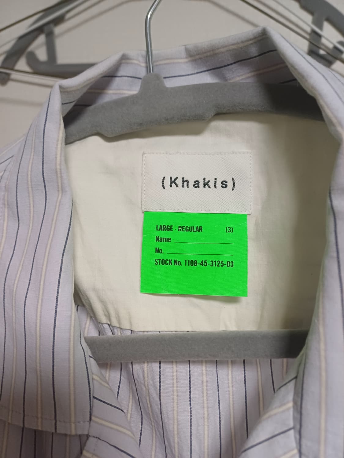 카키스 BAZAR S/S SHIRT L 3사이즈 상품이미지5
