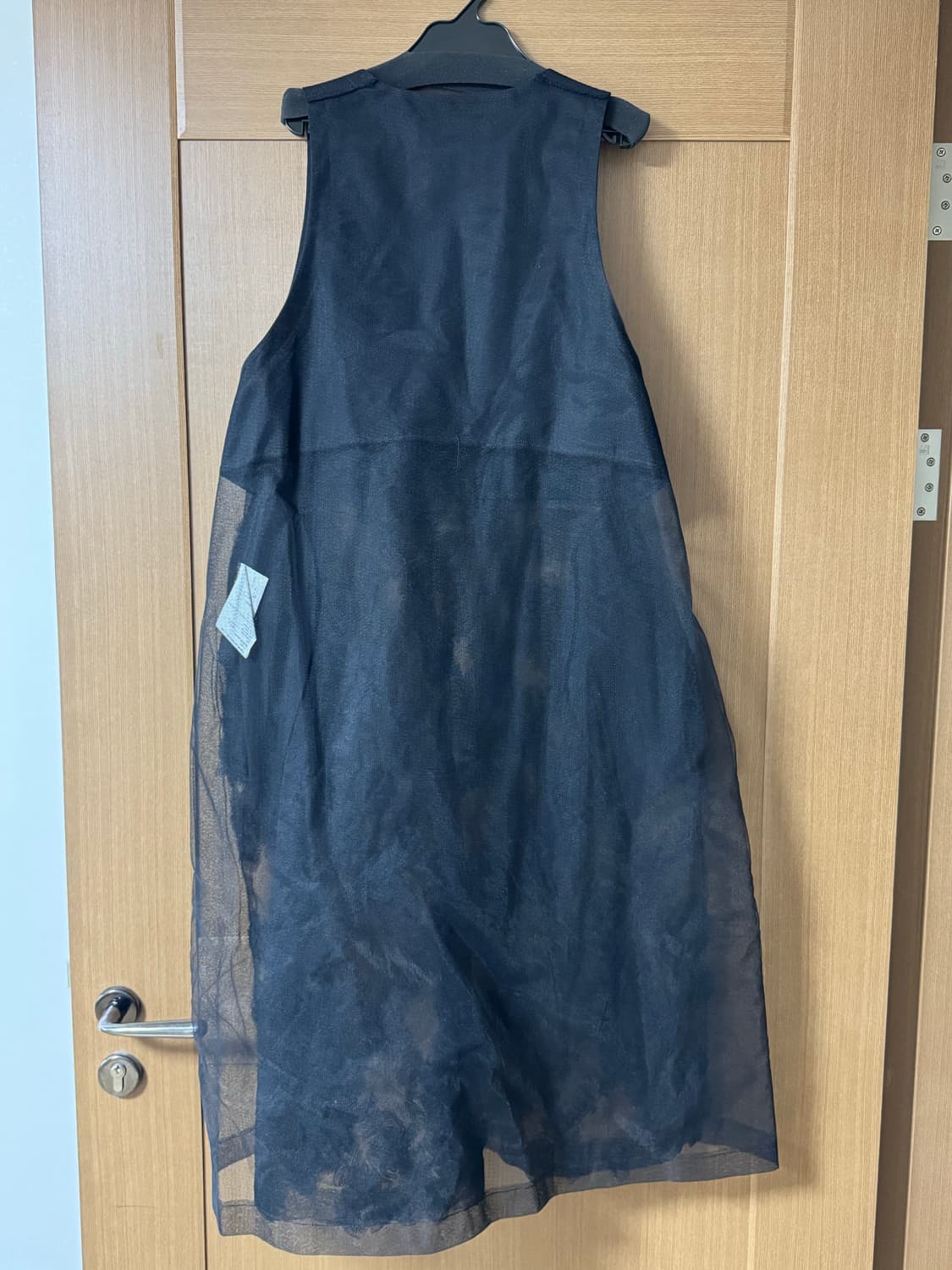 블랙 꼼데가르송 24FW 오간자 프릴 원피스 (M) 상품이미지3