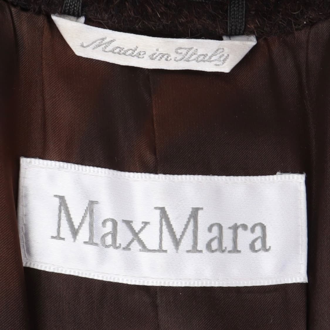 막스마라 브라운 알파카 울 코트 상품이미지7