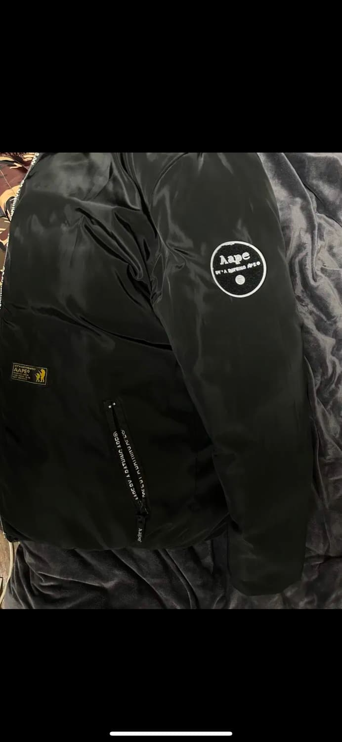 에이프 리버시블 패딩 카모 / 블랙 XL 상품이미지2