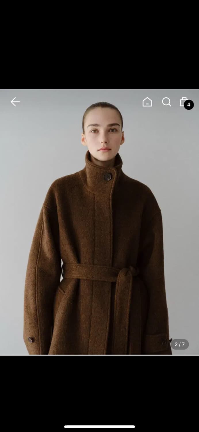 MOHAN wool high neck coat 모한울하이넥코트 상품이미지1