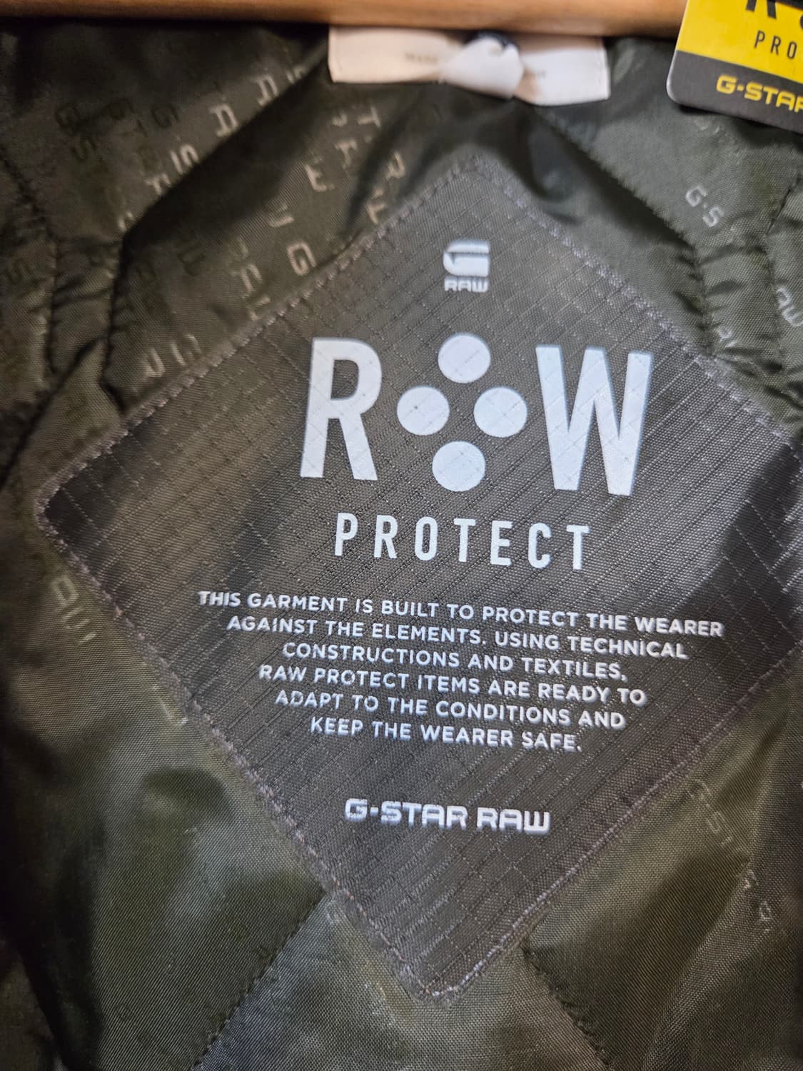 G-STAR 후드 블랙 패딩 점퍼(M/남여 공용) 상품이미지8