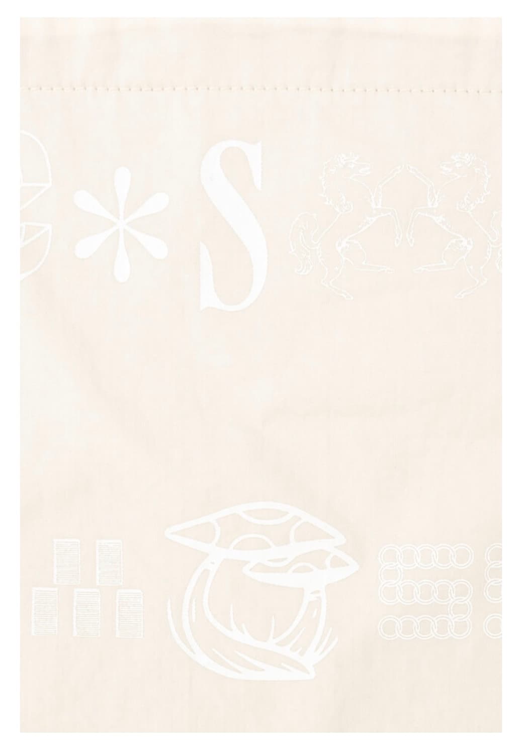 DINGBAT GRAPHIC TOTE BAG (IVORY) 상품이미지3