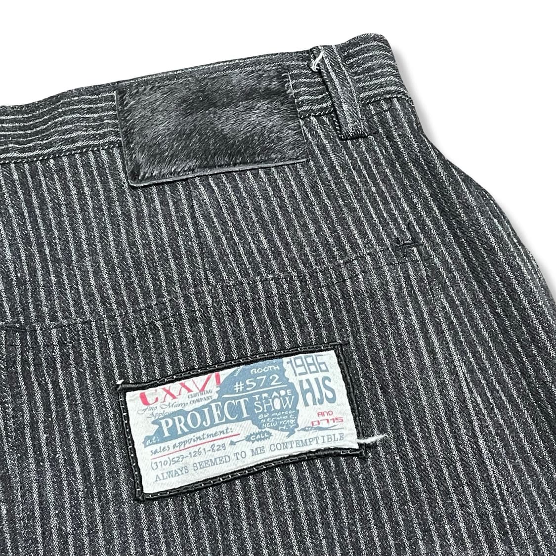 [30] 스트라이프 카펜터 와이드 팬츠 상품이미지4