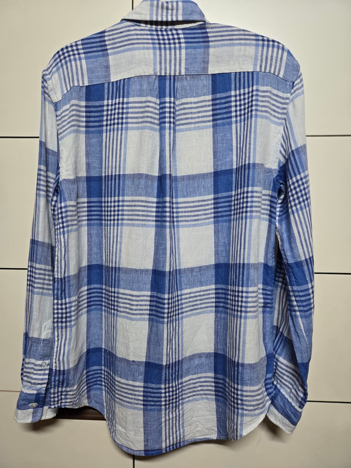 폴로 랄프로렌 여성 신형 큐알인증 정품 블루체크 린넨셔츠 상품이미지6