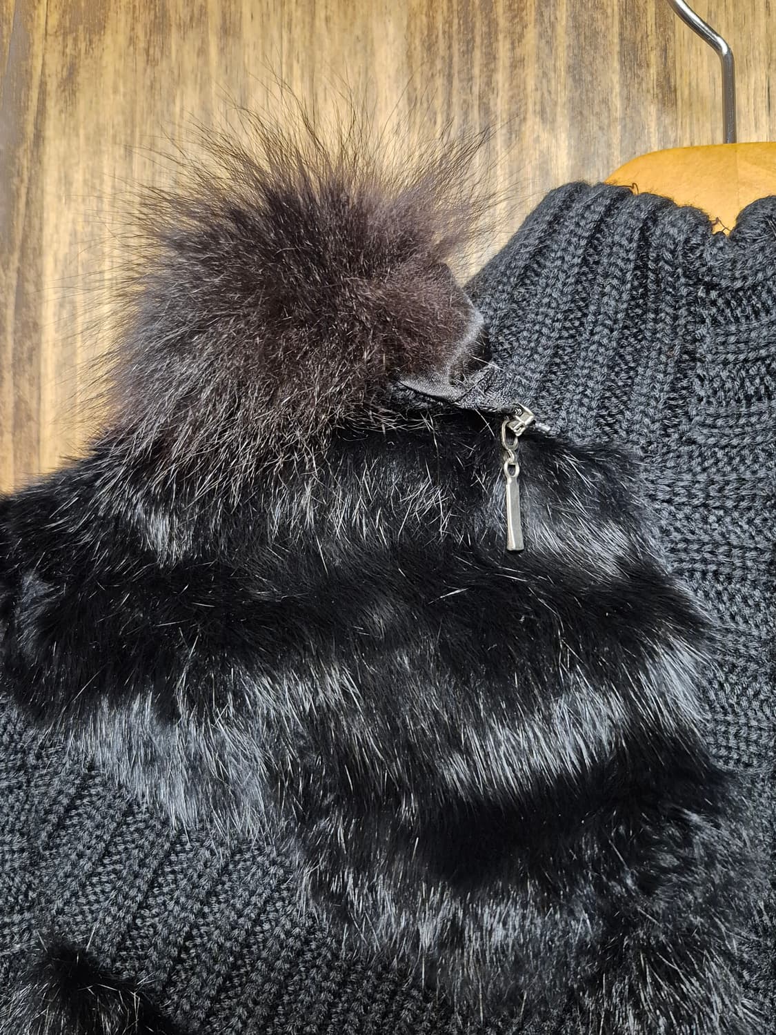 BLACK NEAT FUR ZIPUP 상품이미지7
