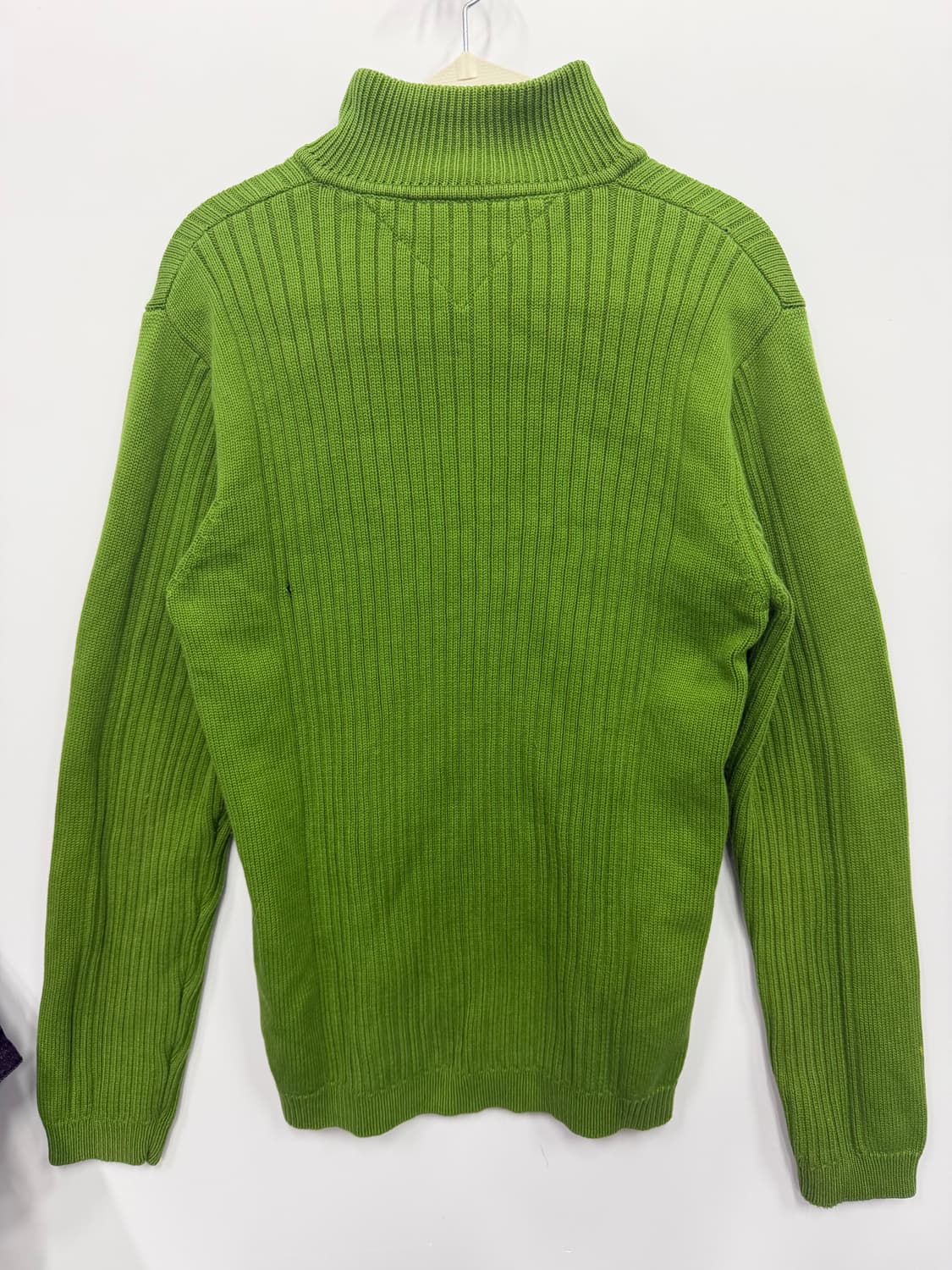 타미힐피거 그린 니트집업 상품이미지4