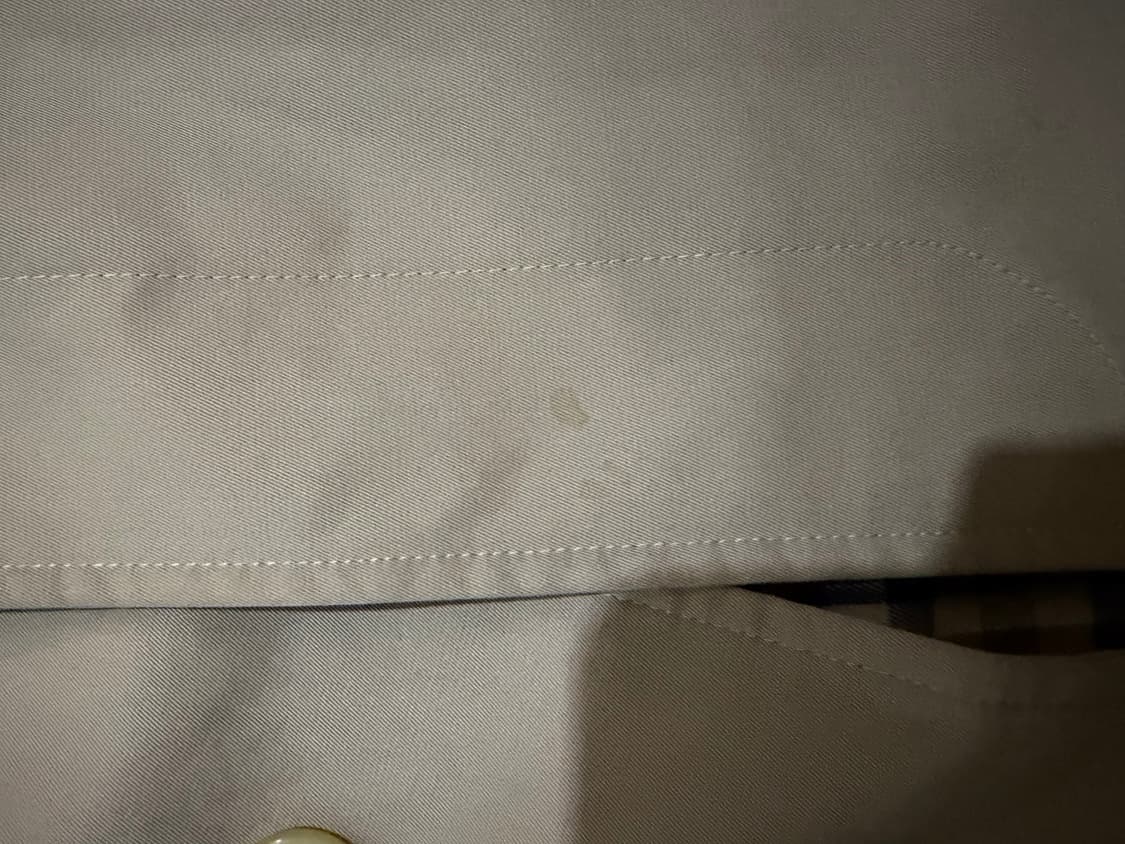 95-100) 80s 아쿠아스큐텀 트렌치코트 상품이미지6