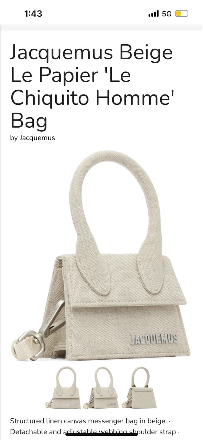 자크뮈스 르 치키토 미니 백 상품이미지2