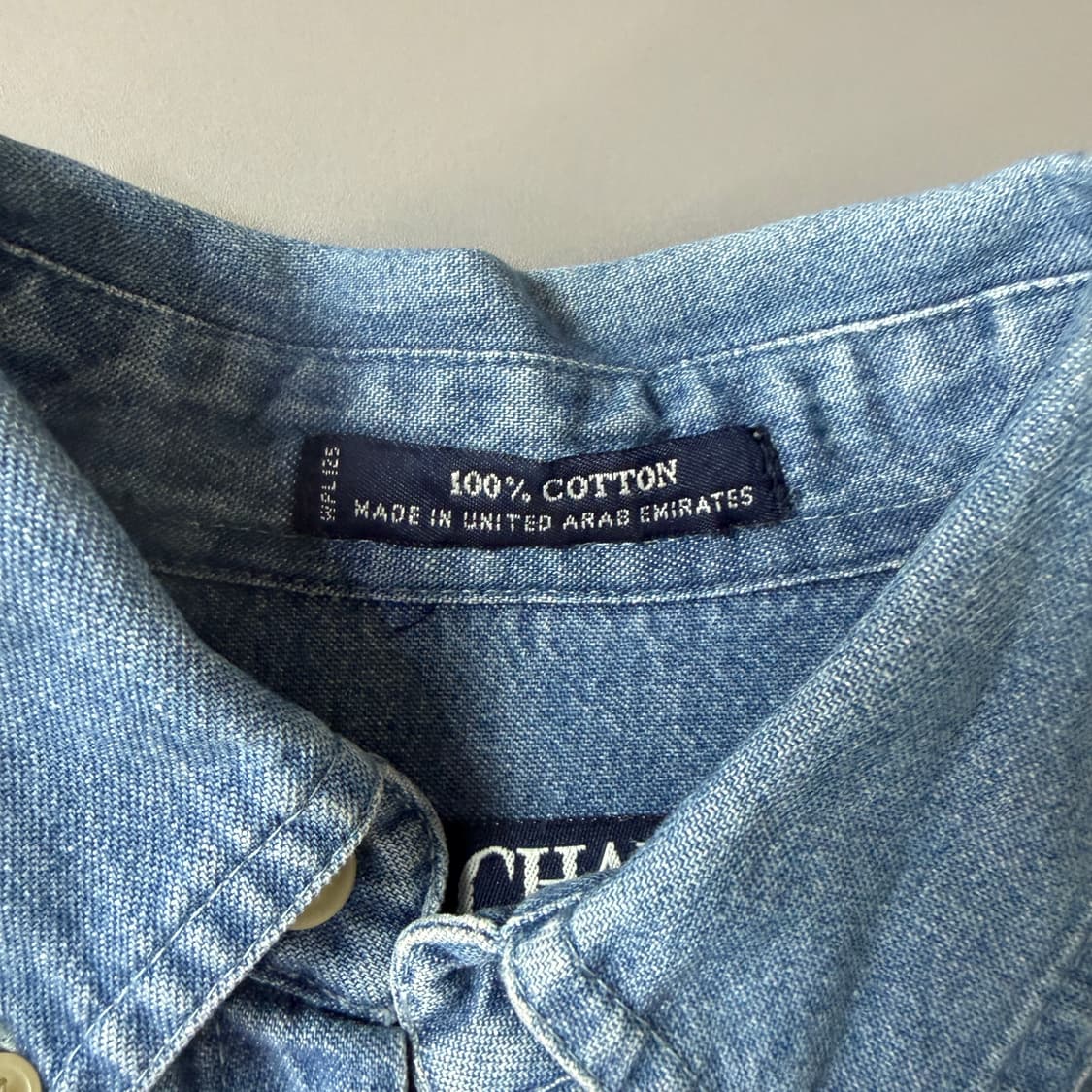 챕스 랄프로렌 90s 빈티지 데님 셔츠 S 상품이미지3