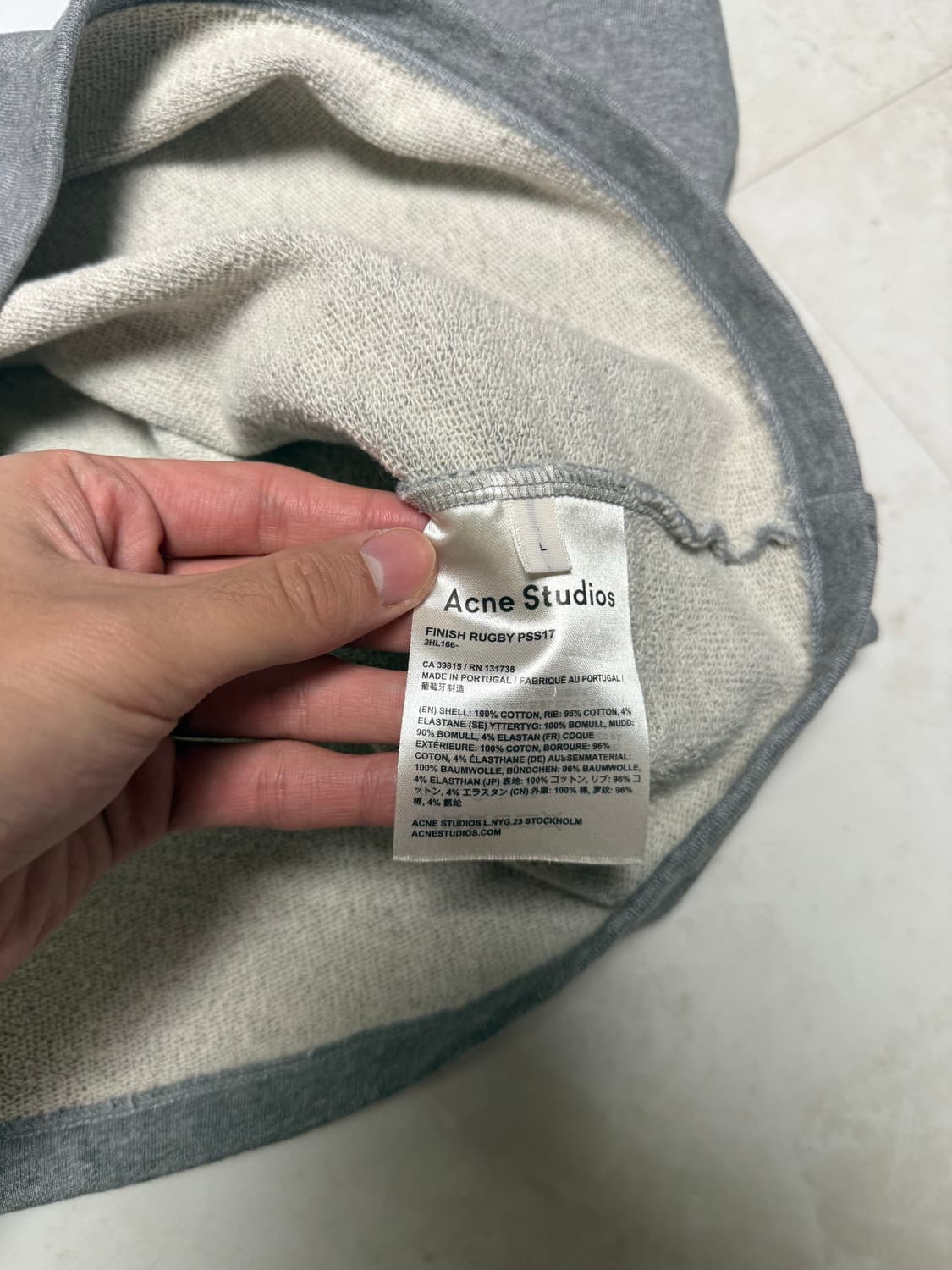 아크네 스튜디오 17ss 맨투맨 상품이미지4