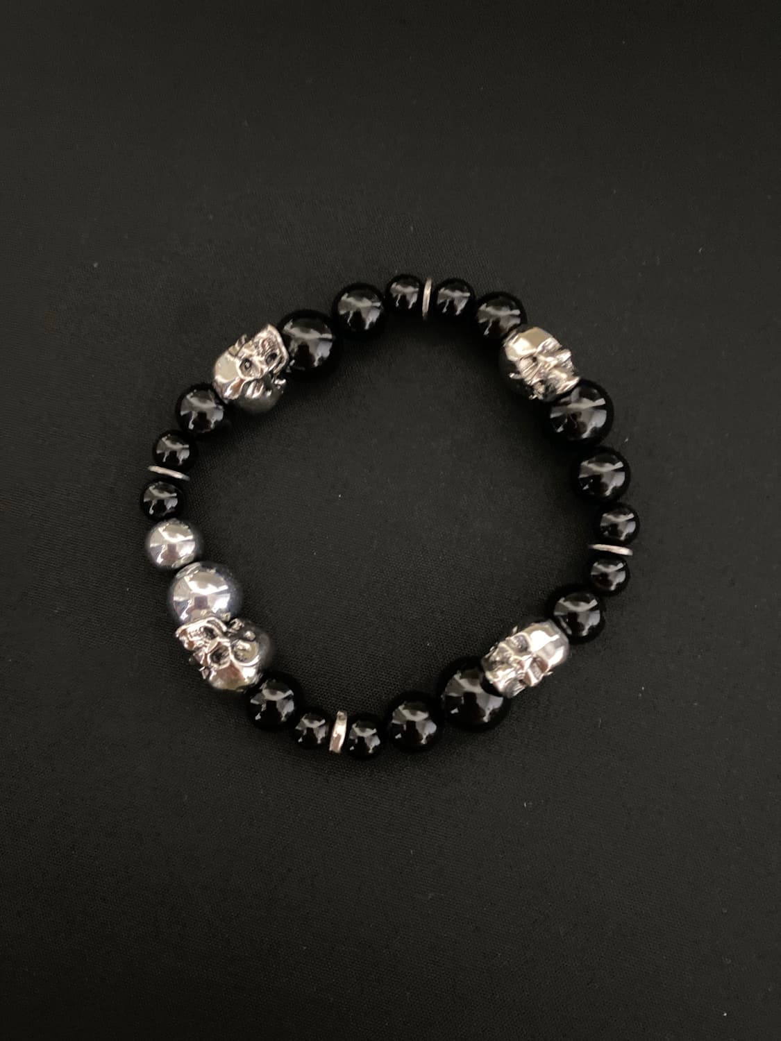 스컬 오닉스 팔찌 상품이미지2