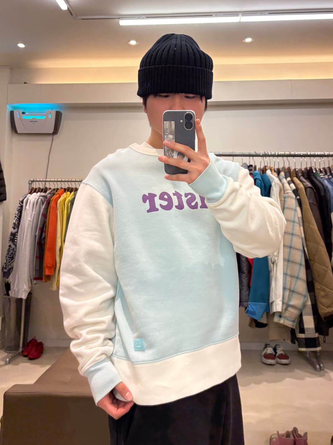 아크네 스튜디오 컬러 블록 맨투맨 상품이미지9