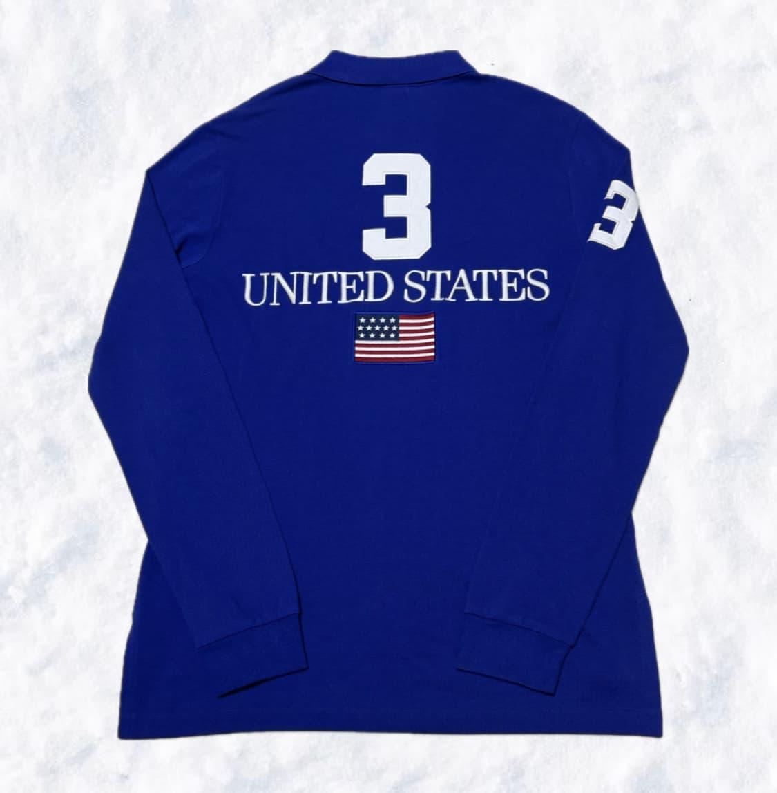 폴로 랄프로렌 USA 성조기 블루 긴팔 상품이미지2