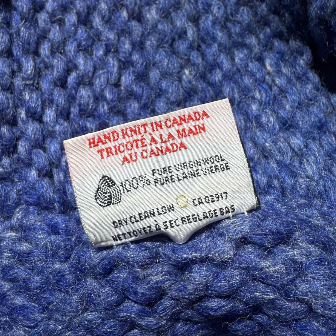 TUAK 캐나다 코위찬 숄카라 패턴 핸드 니트 집업 가디건 자켓 상품이미지6