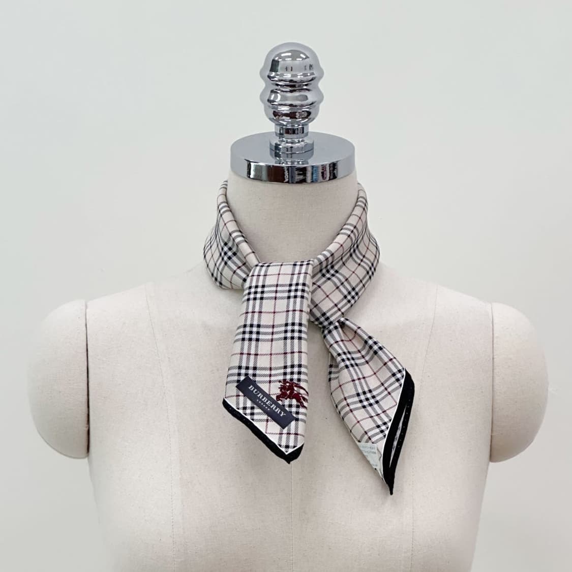 (새상품) burberry / 버버리 코튼 쁘띠스카프 손수건 상품이미지7