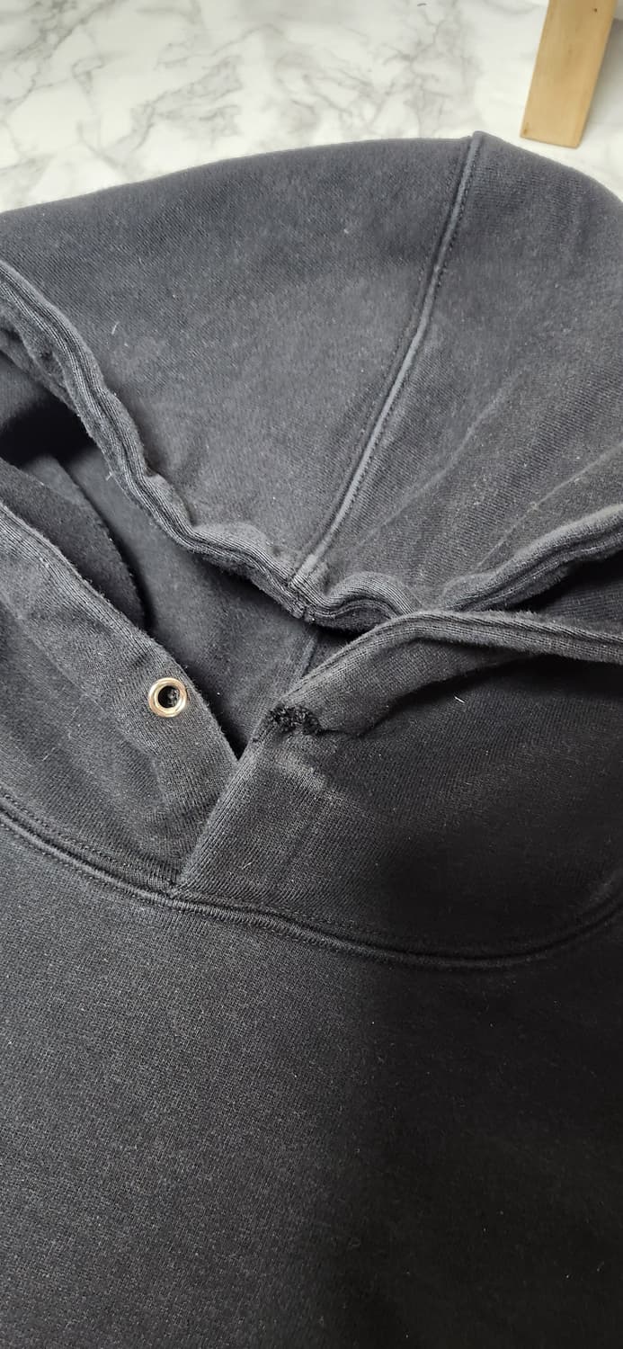 우영미 플라워 빅로고 후드티 상품이미지7