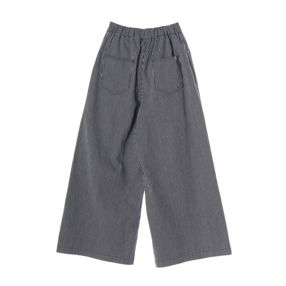 THUS 스트라이프 하이웨스트 와이드 팬츠 상품이미지2