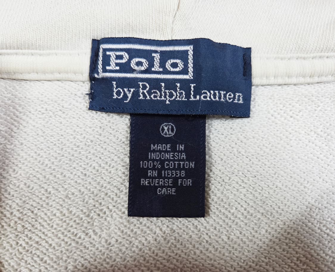 폴로 랄프로렌 빅포니 화이트 풀집업 후드집업 상품이미지4