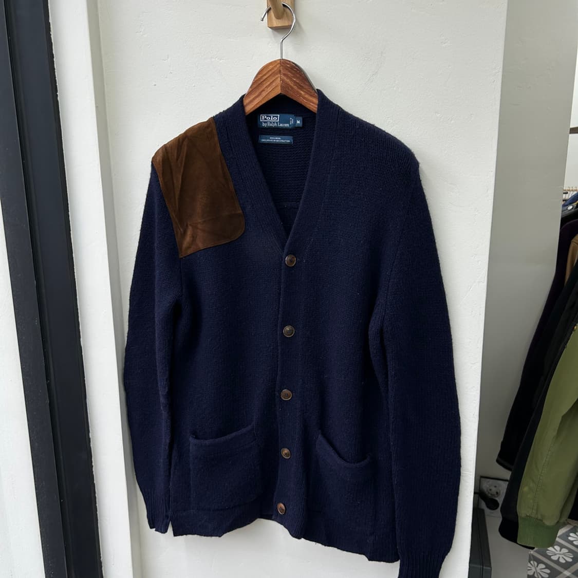16359 - 폴로 랄프로렌 엘보 패치 울 가디건 (울 100%) 상품이미지2