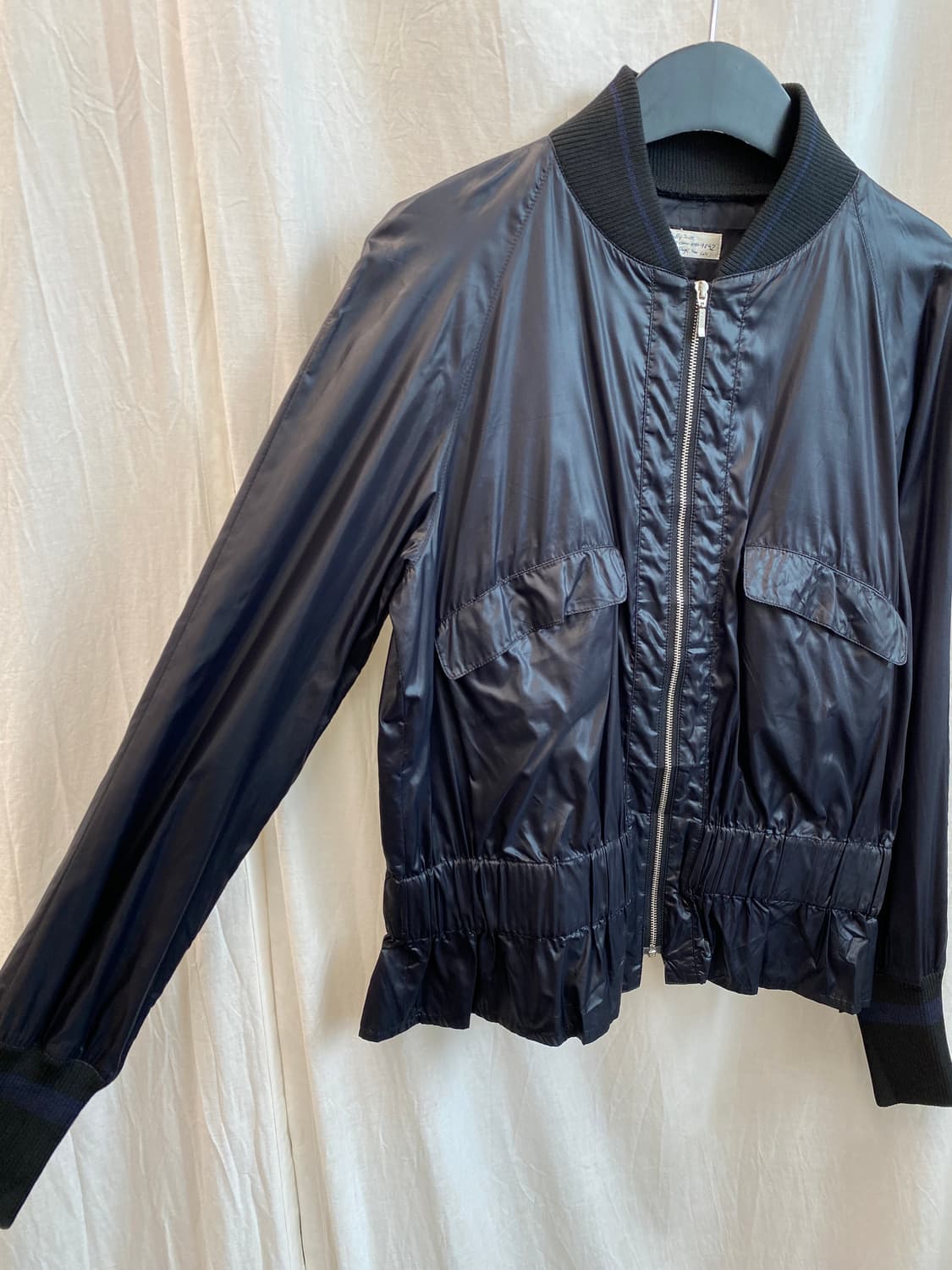 블랙 나일론 집업자켓(S-M) 상품이미지6