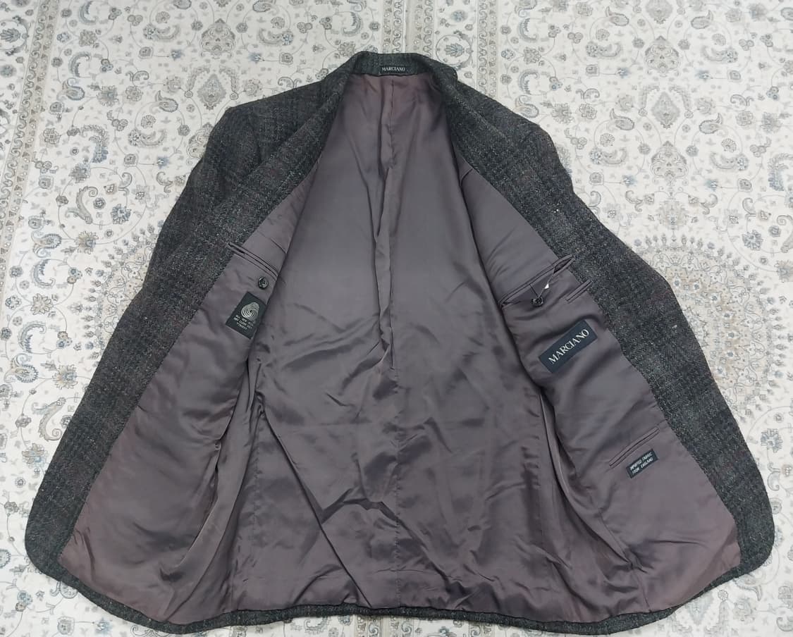 MARCIANO 잉글랜드 체크무늬 트위드 울 자켓 (100-103) 상품이미지2