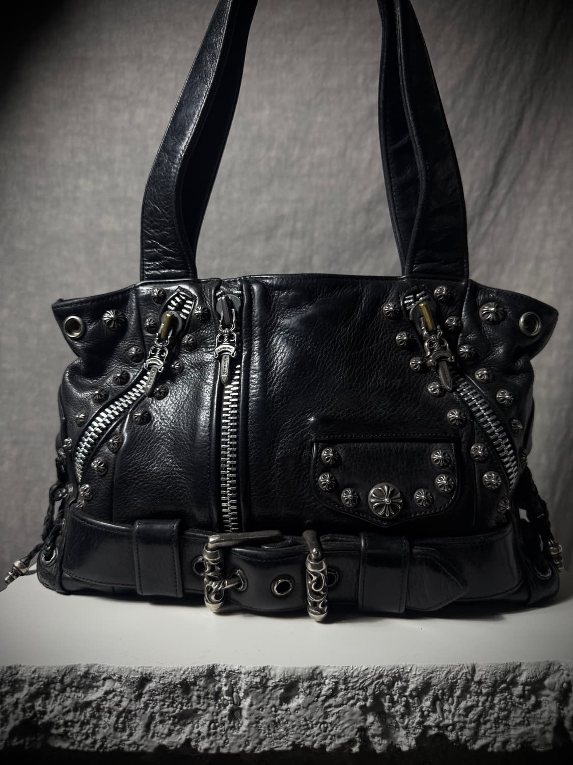 크롬하츠 JJ Dean 레더 백 상품이미지2