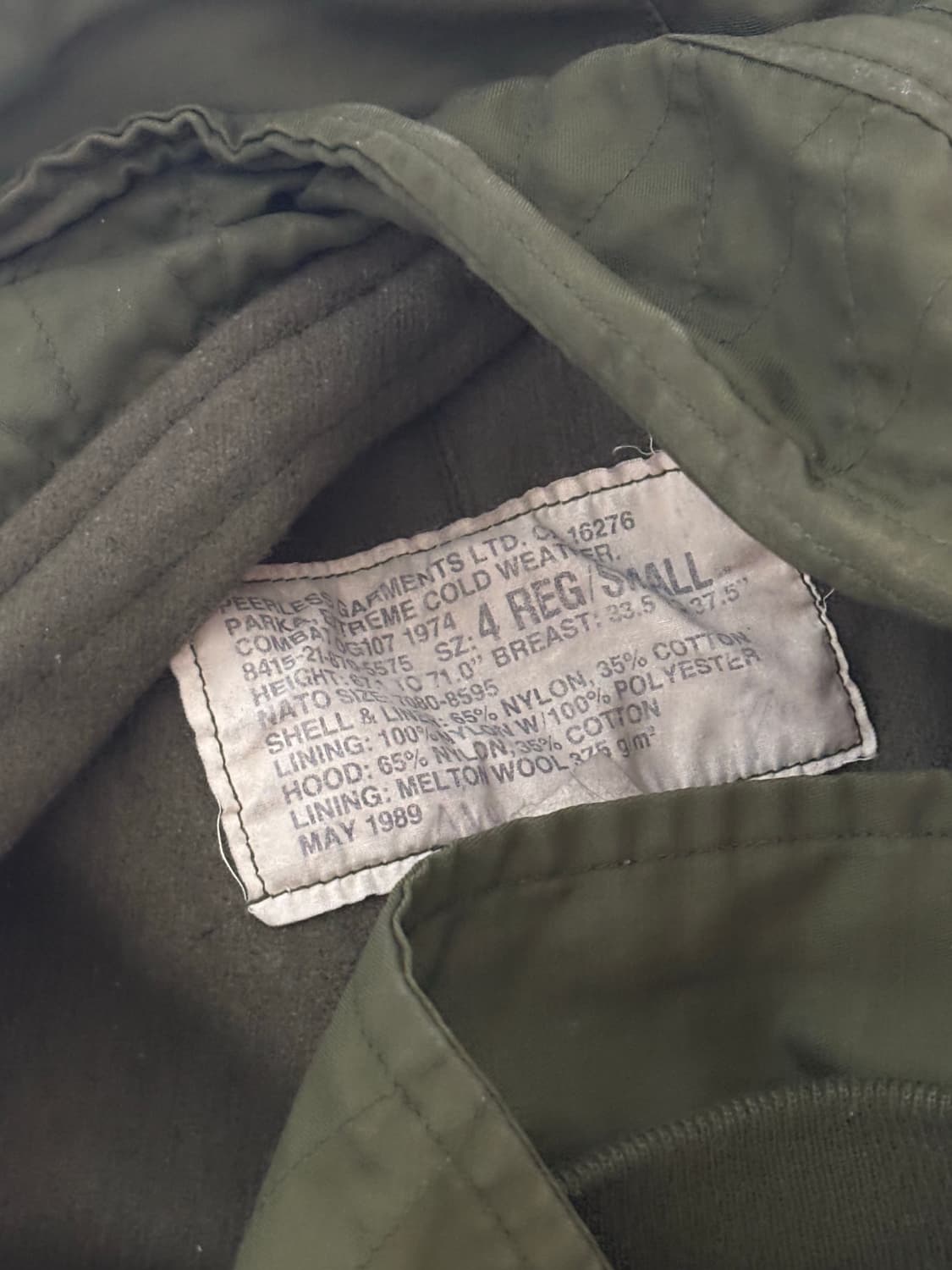 70-80s 캐나다군 콜드웨더 파카 상품이미지3