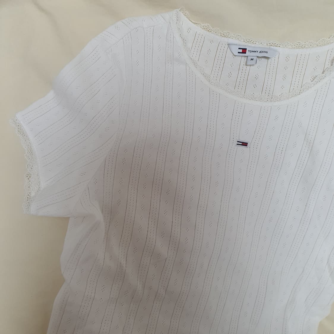 타미힐피거 레이스 반팔티셔츠 상품이미지3