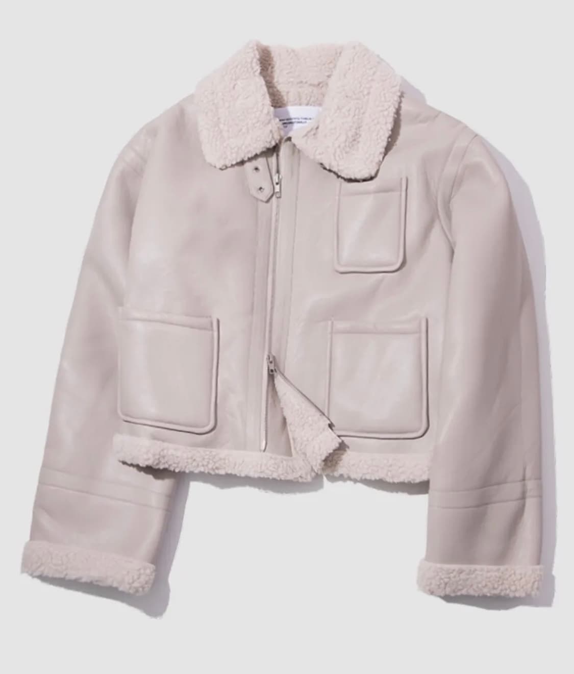 플레이스 스튜디오 양털 레더 무스탕 자켓 상품이미지1