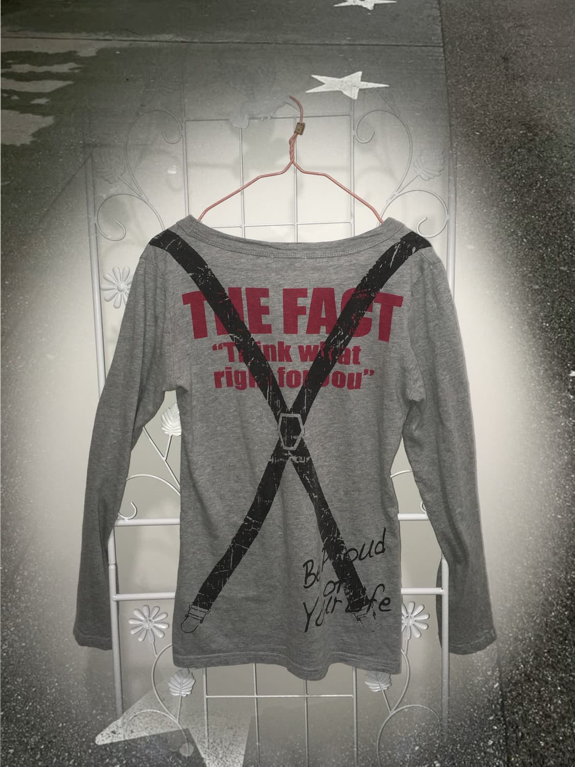 jpn vintage punk2k printing long sleeve 상품이미지2