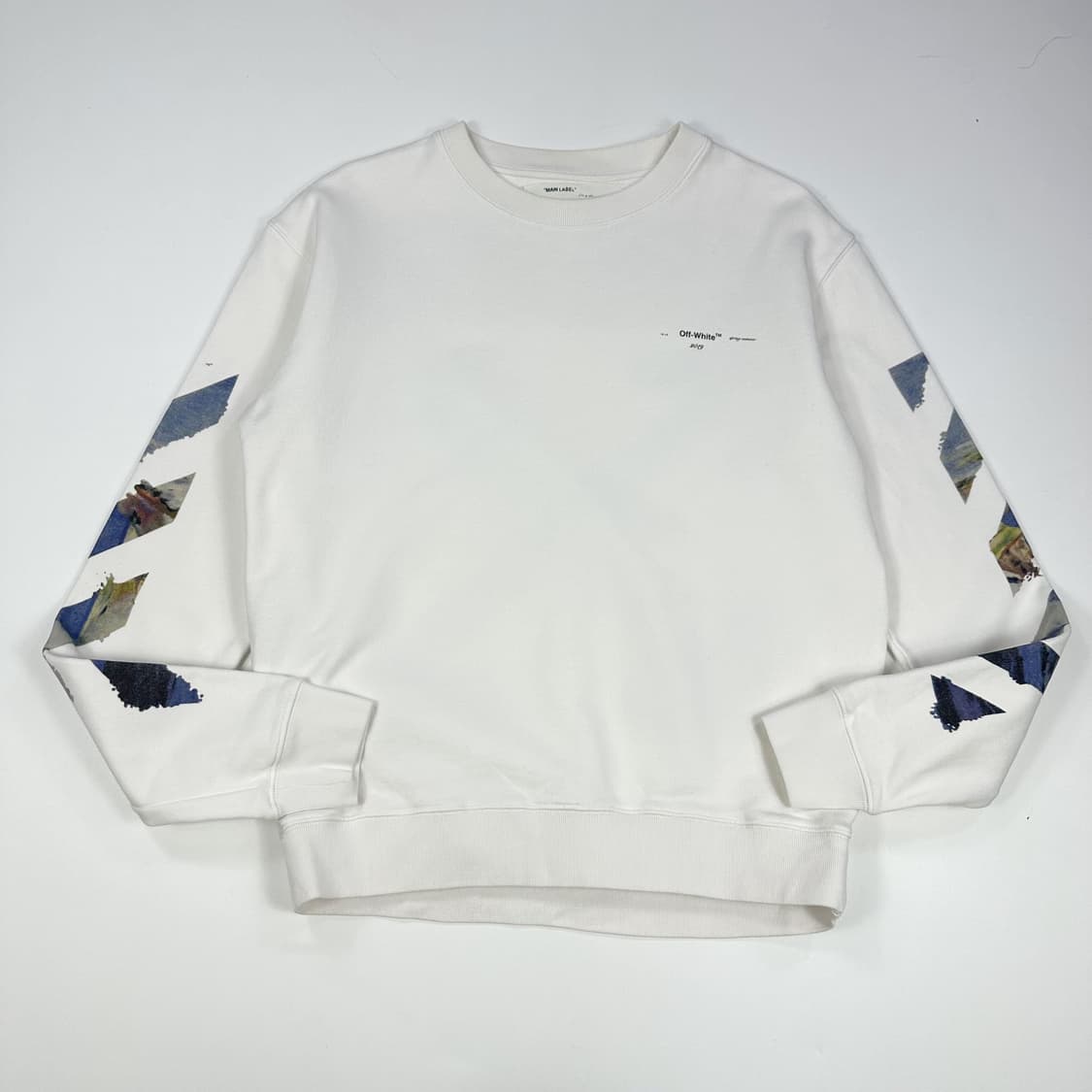 오프화이트 19ss 멀티 유화 애로우 맨투맨 (XS) 상품이미지2
