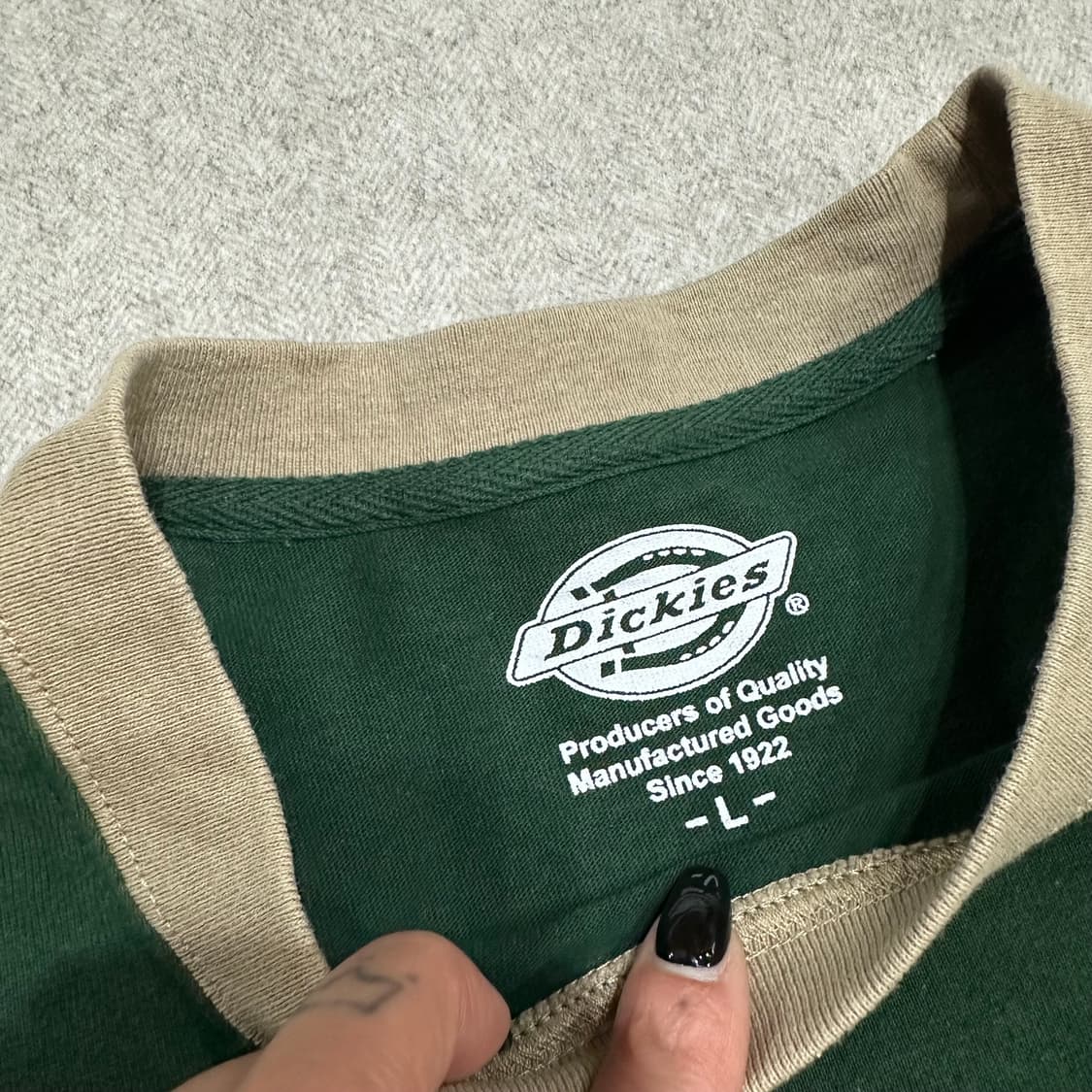 디키즈 빅로고 배색 반팔티L 상품이미지2