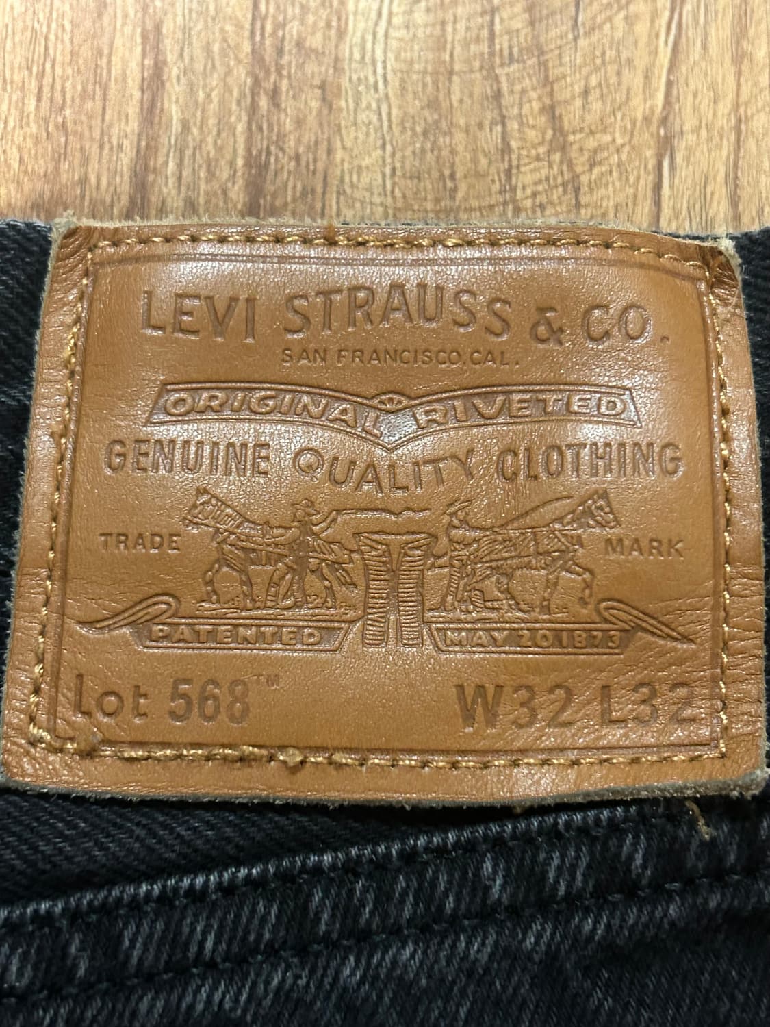 리바이스 568 블랙 상품이미지4