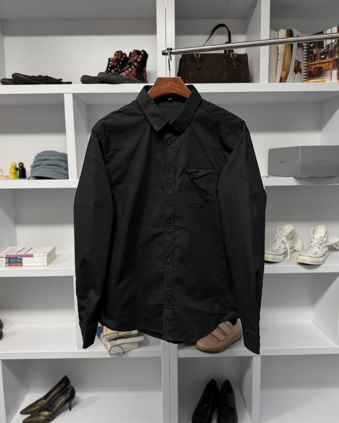 빈티지 블랙 셔츠 상품이미지1